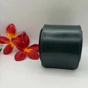 Wolf British Racing Green Single Watch Roll NWT